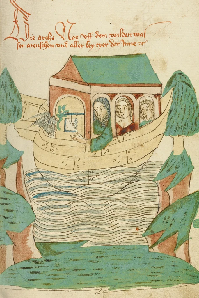 An illustration from Barlaam und Josaphat, 1469, leaf 115