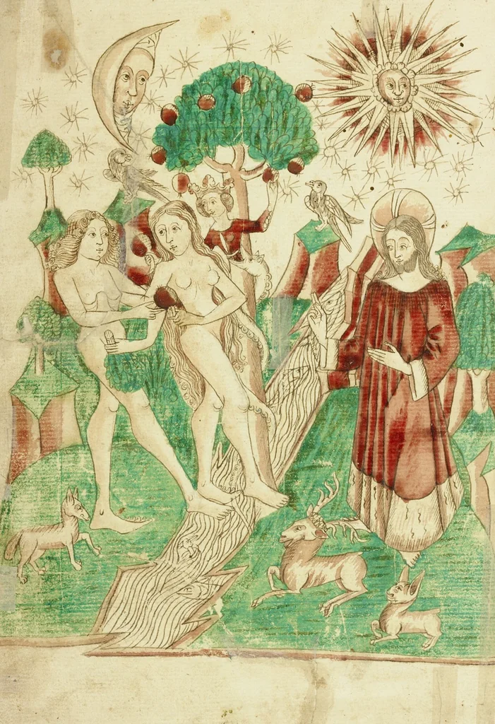 An illustration from Barlaam und Josaphat, 1469, leaf 119