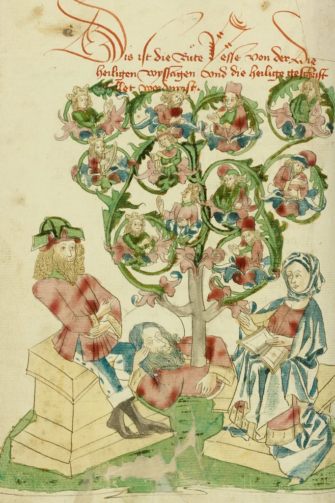 An illustration from Barlaam und Josaphat, 1469, leaf 133