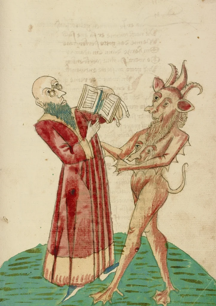 An illustration from Barlaam und Josaphat, 1469, leaf 137