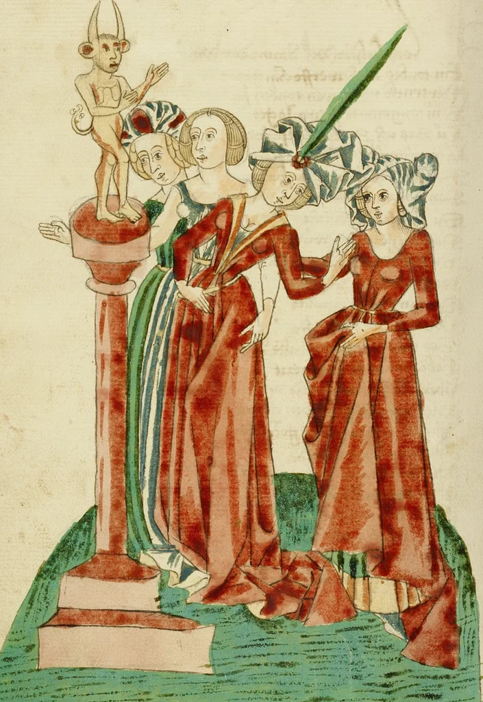 An illustration from Barlaam und Josaphat, 1469, leaf 28