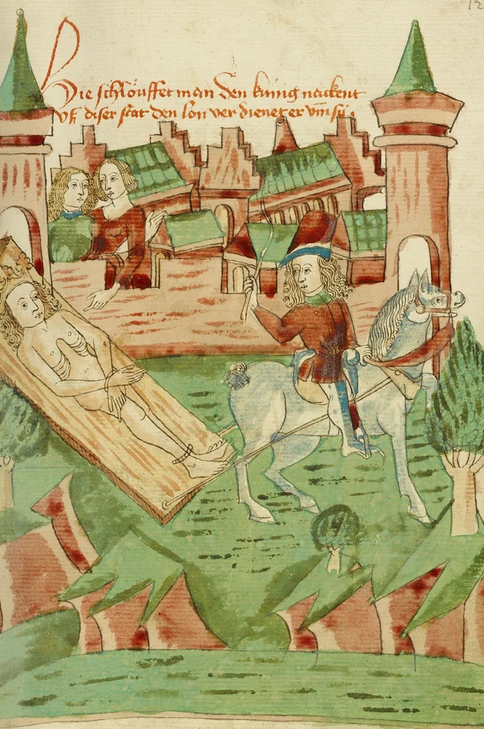 An illustration from Barlaam und Josaphat, 1469, leaf 4