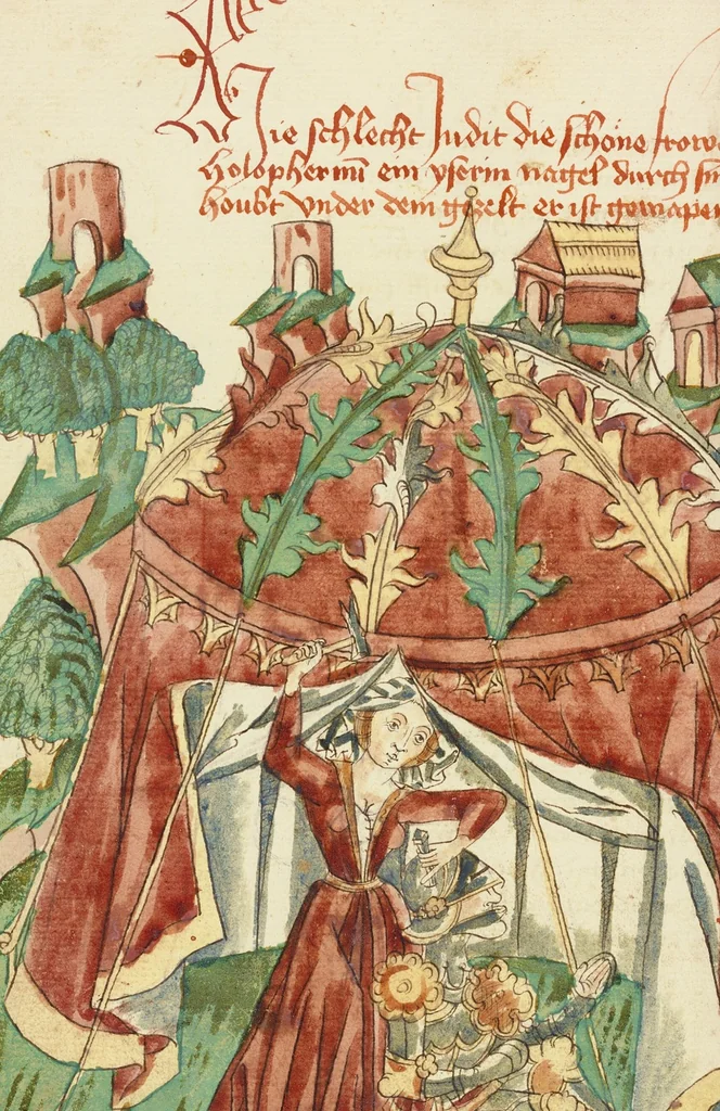An illustration from Barlaam und Josaphat, 1469, leaf 60