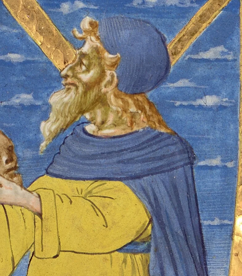 An illustration from Divinae Institutiones; De Ira Dei; De Opificio; De Ave Phoenice, 1456, leaf 4