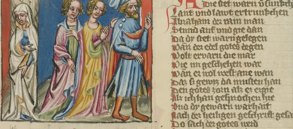An illustration from Weltchronik, 1400, leaf 115