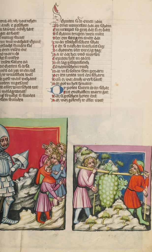 An illustration from Weltchronik, 1400, leaf 175