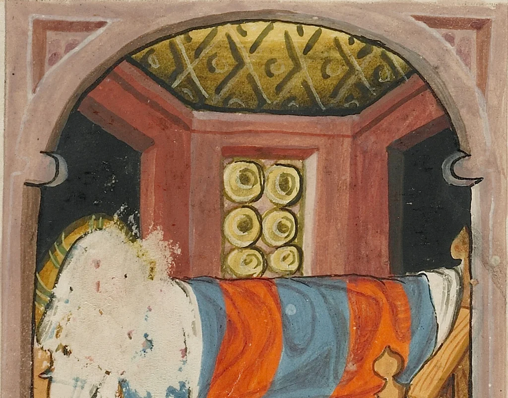 An illustration from Weltchronik, 1400, leaf 20