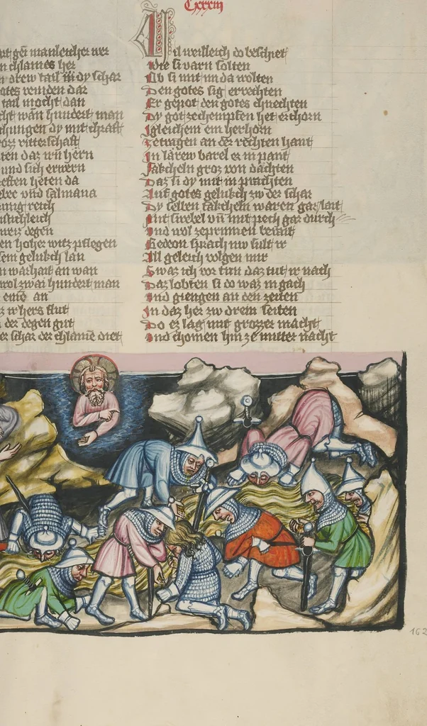 An illustration from Weltchronik, 1400, leaf 228