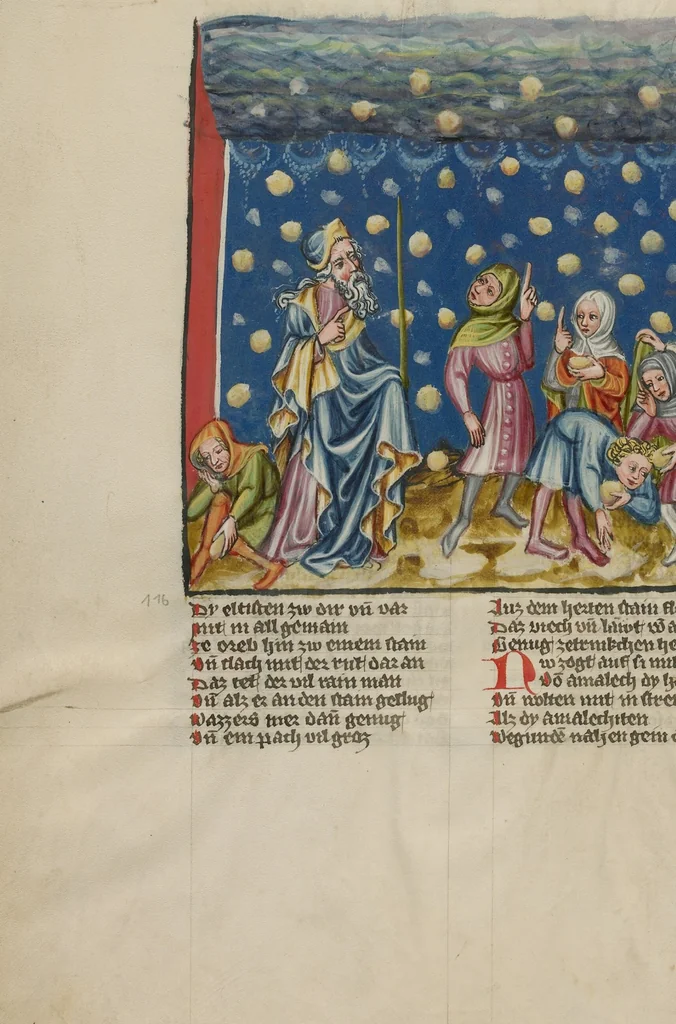 An illustration from Weltchronik, 1400, leaf 245