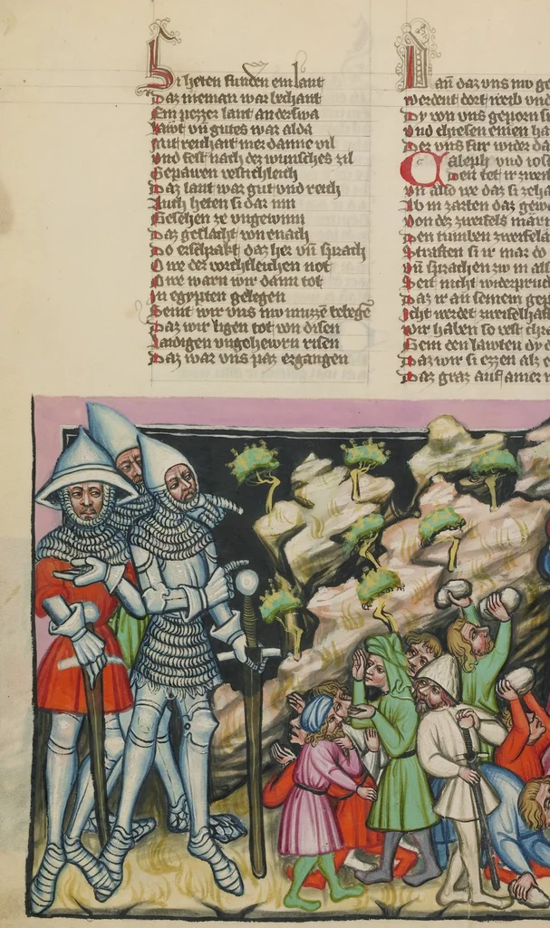 An illustration from Weltchronik, 1400, leaf 247
