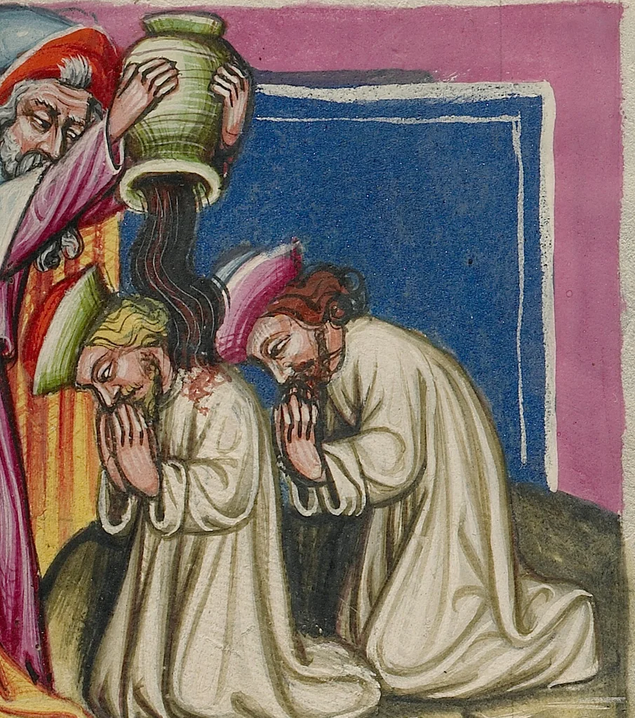 An illustration from Weltchronik, 1400, leaf 260