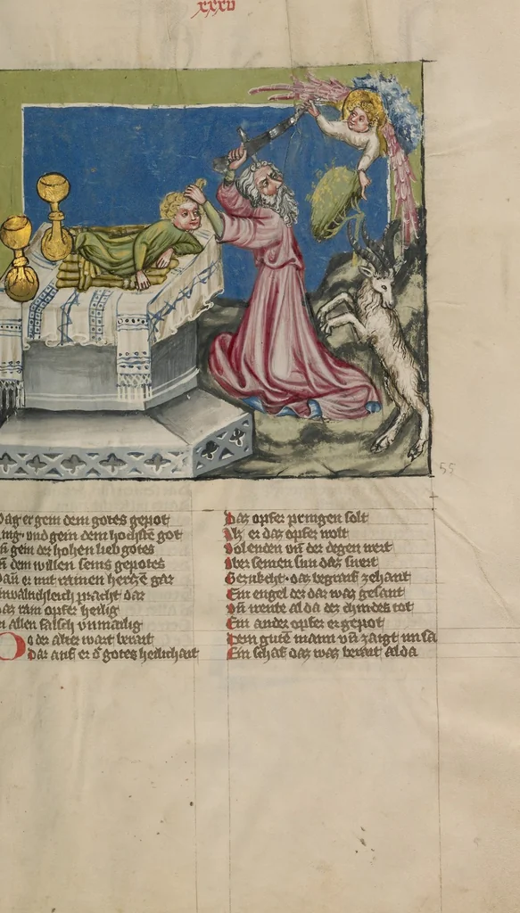 An illustration from Weltchronik, 1400, leaf 278