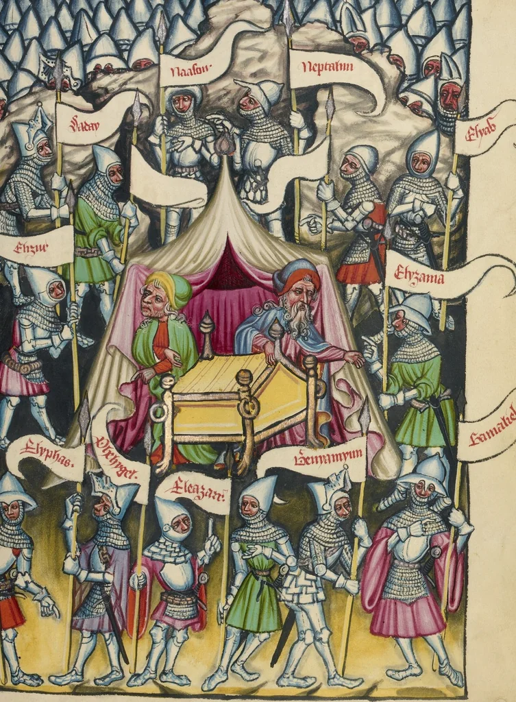 An illustration from Weltchronik, 1400, leaf 286