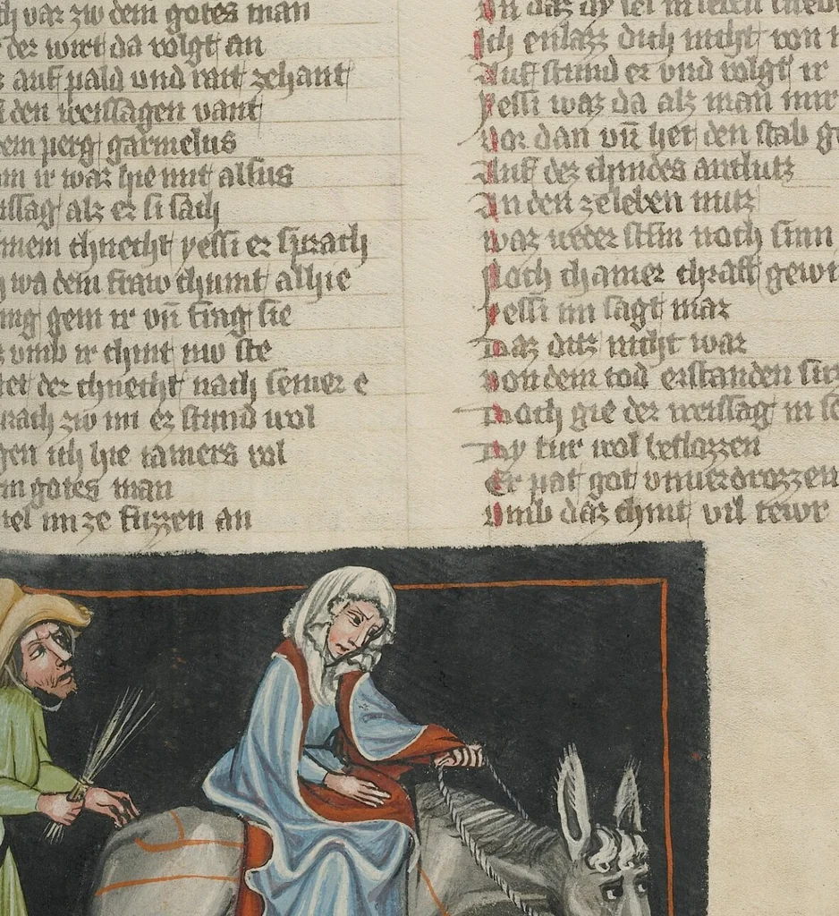 An illustration from Weltchronik, 1400, leaf 293