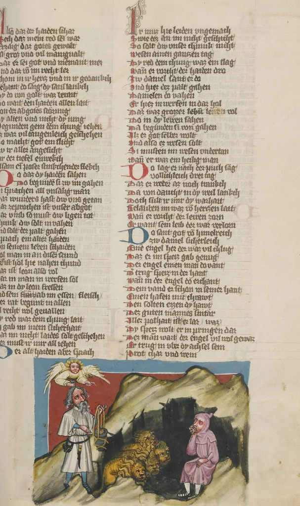 An illustration from Weltchronik, 1400, leaf 40