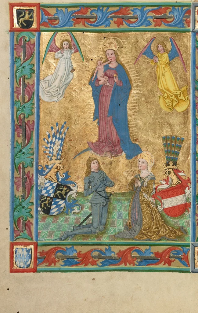 An illustration from Weltchronik, 1400, leaf 56