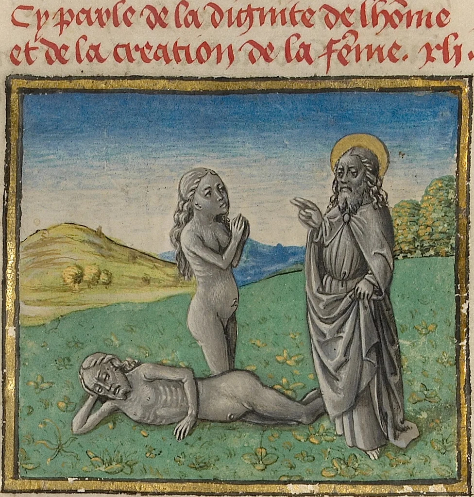 An illustration from Miroir Historial, 1475, leaf 53