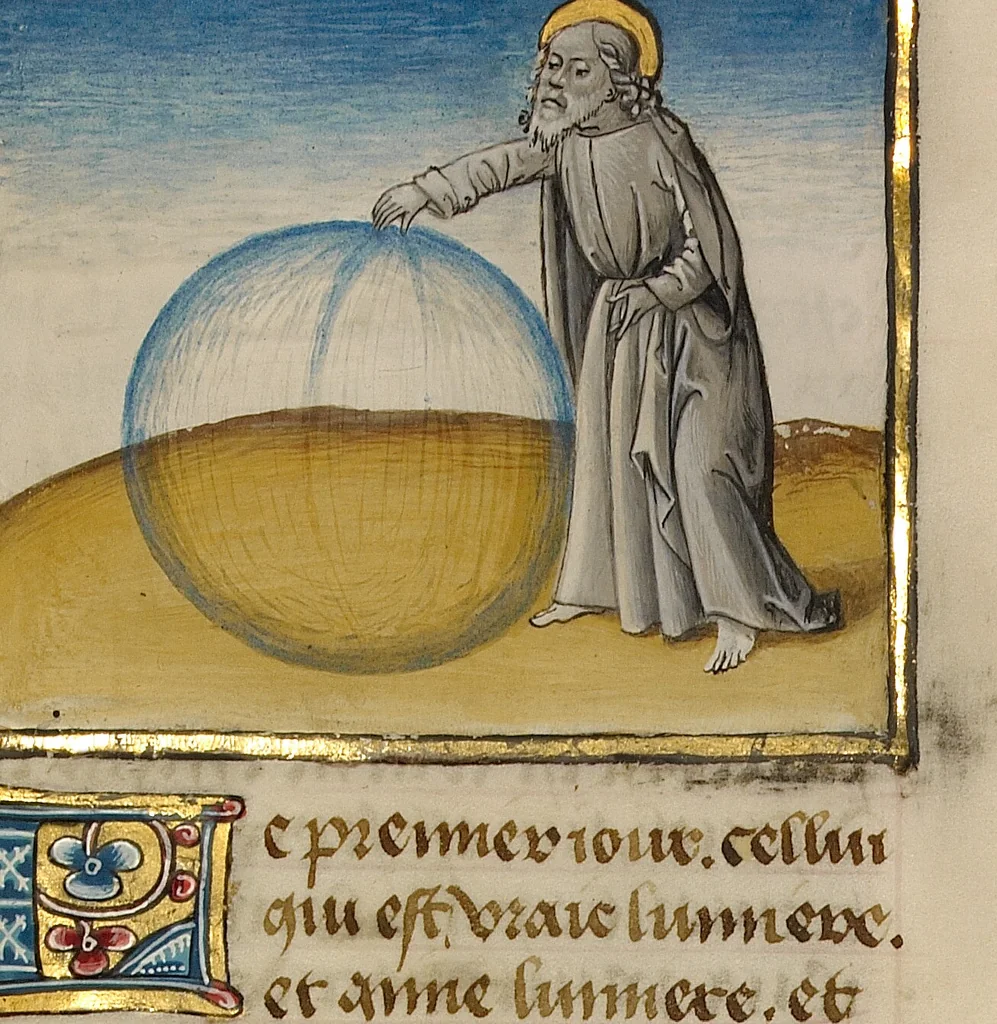 An illustration from Miroir Historial, 1475, leaf 56