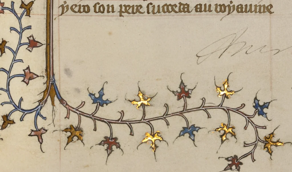 An illustration from Des cas des nobles hommes et femmes, 1413, leaf 46