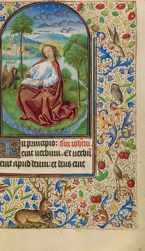 An illustration from Book of Hours, 1466, leaf 11