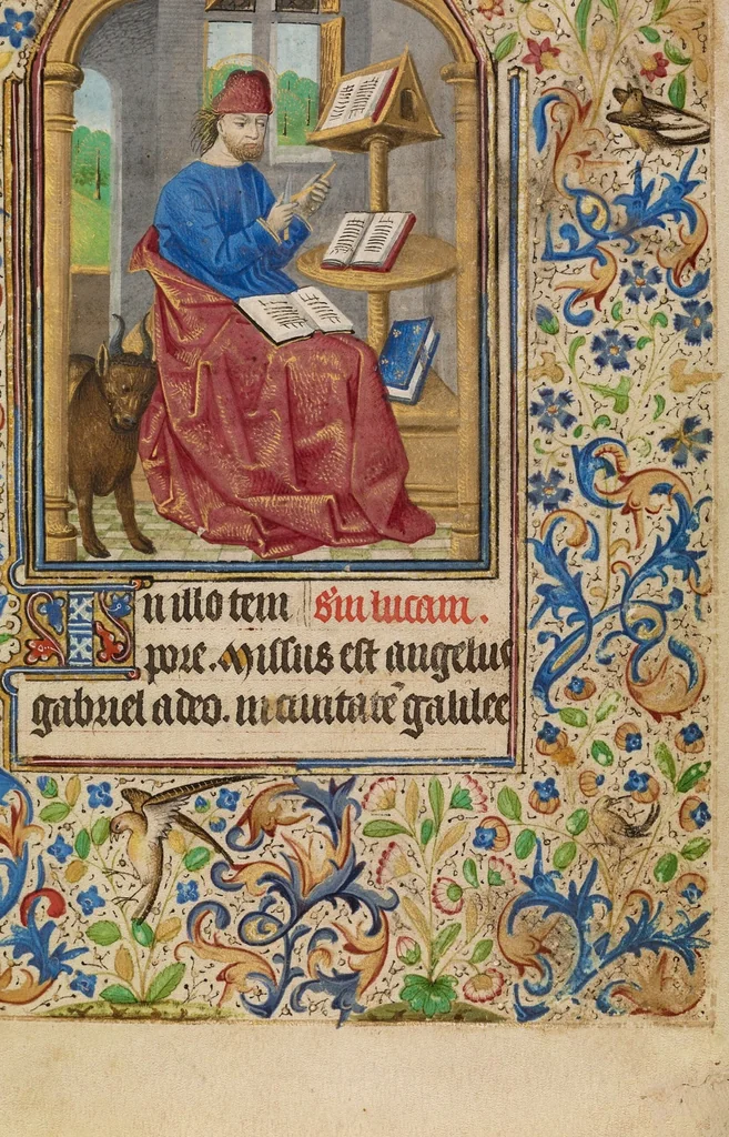 An illustration from Book of Hours, 1466, leaf 14