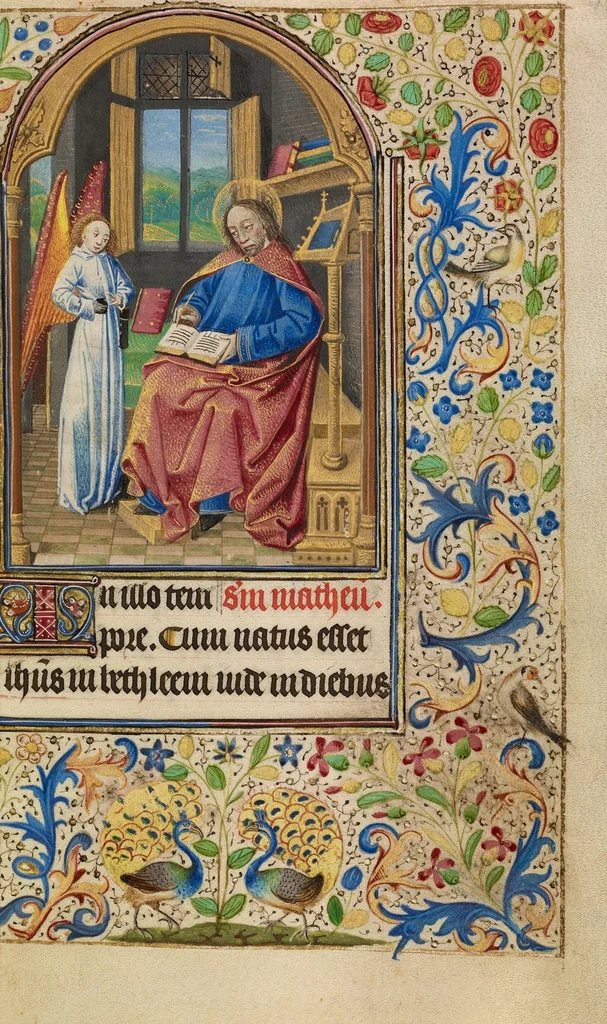 An illustration from Book of Hours, 1466, leaf 16
