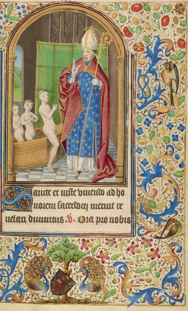 An illustration from Book of Hours, 1466, leaf 18