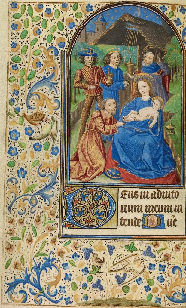 An illustration from Book of Hours, 1466, leaf 19