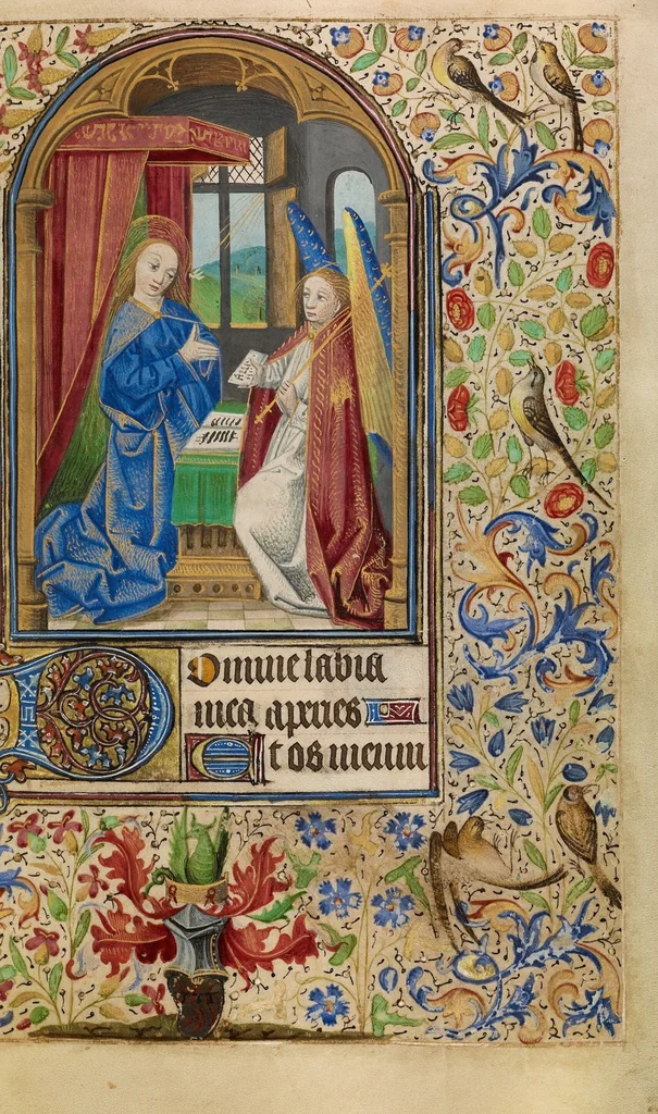 An illustration from Book of Hours, 1466, leaf 20
