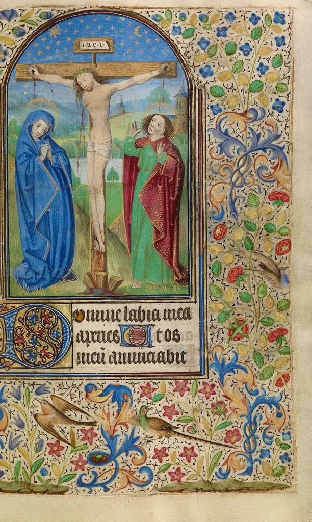 An illustration from Book of Hours, 1466, leaf 23