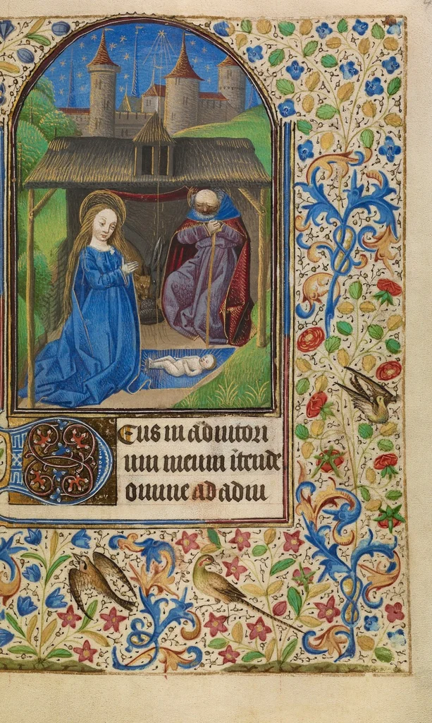 An illustration from Book of Hours, 1466, leaf 26