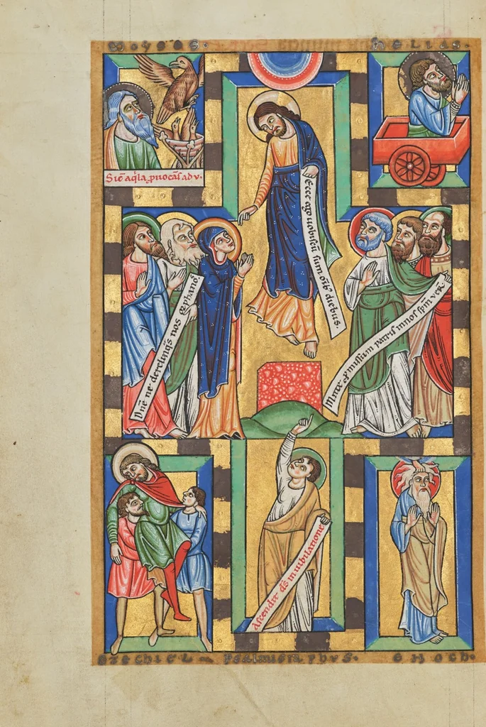 An illustration from Stammheim Missal, leaf 102
