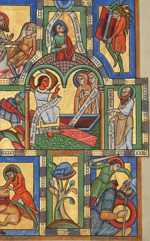 An illustration from Stammheim Missal, leaf 109