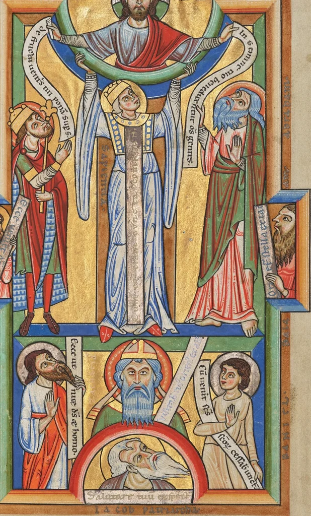 An illustration from Stammheim Missal, leaf 110