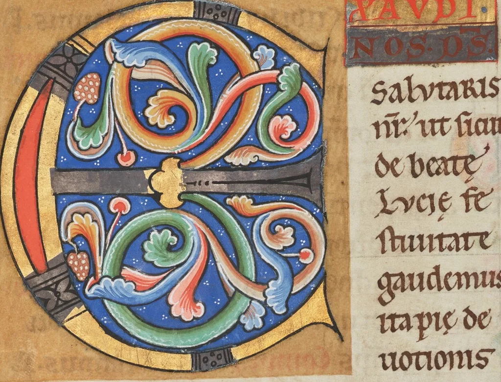 An illustration from Stammheim Missal, leaf 21