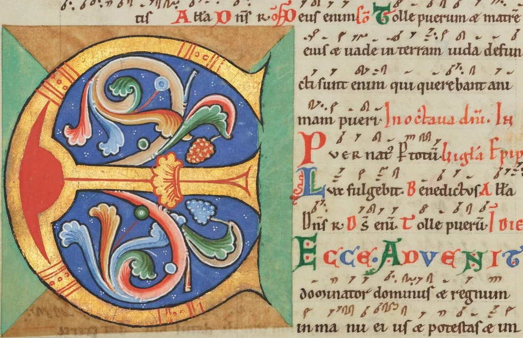 An illustration from Stammheim Missal, leaf 22