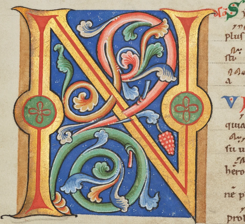 An illustration from Stammheim Missal, leaf 24