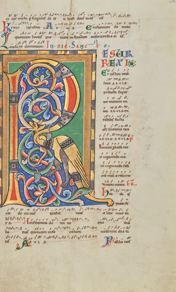 An illustration from Stammheim Missal, leaf 30