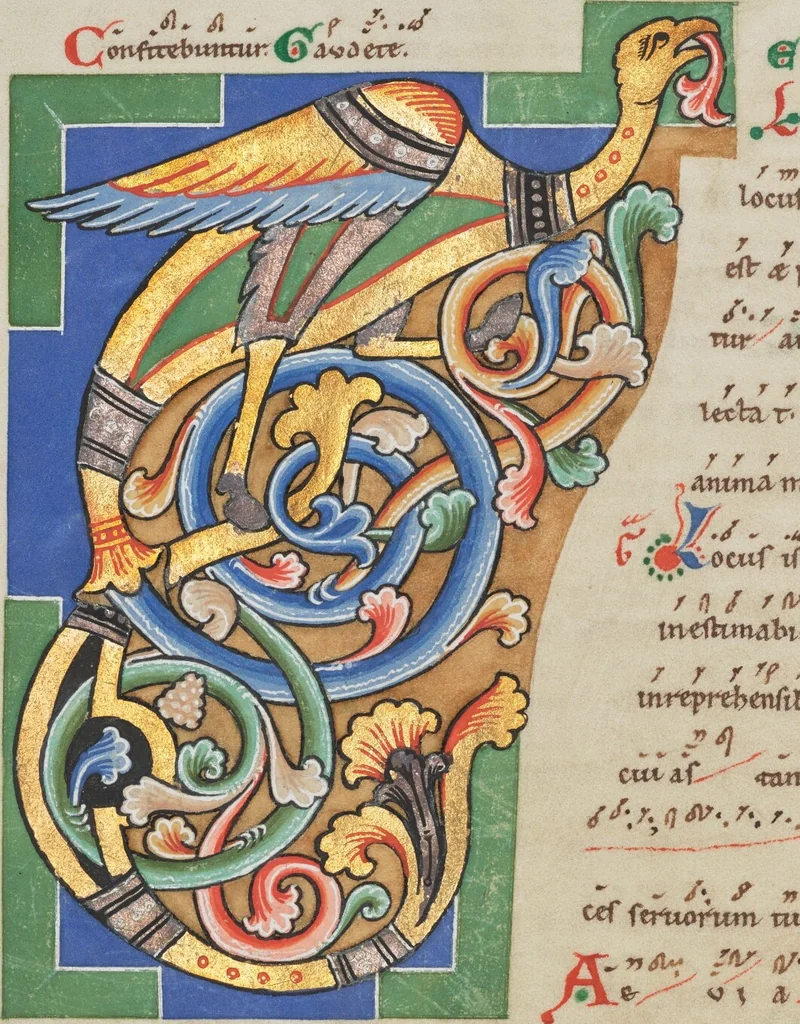 An illustration from Stammheim Missal, leaf 32