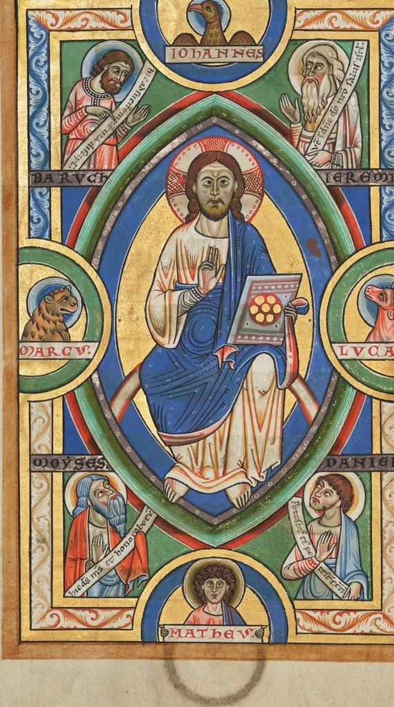 An illustration from Stammheim Missal, leaf 4