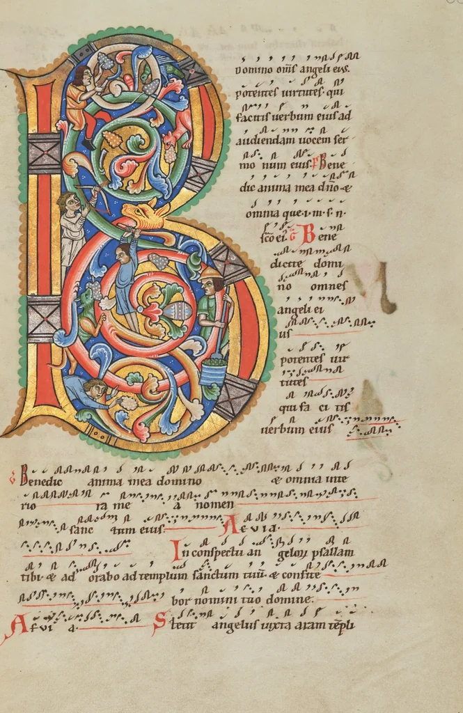 An illustration from Stammheim Missal, leaf 68