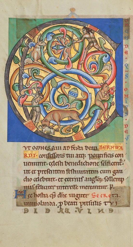 An illustration from Stammheim Missal, leaf 70