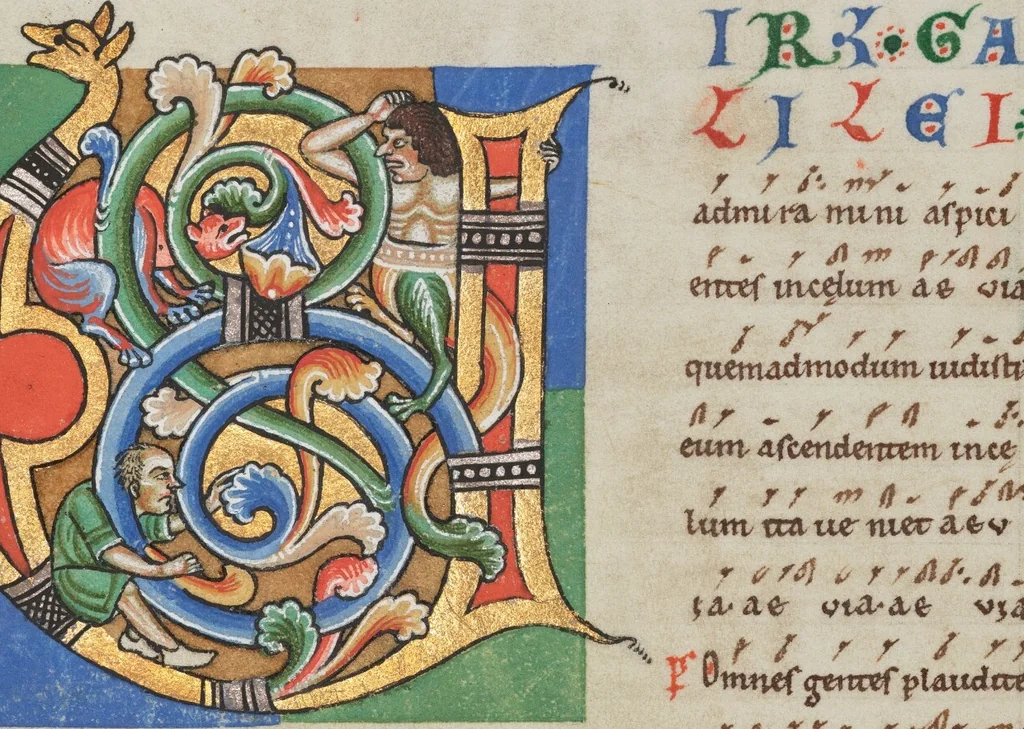 An illustration from Stammheim Missal, leaf 76