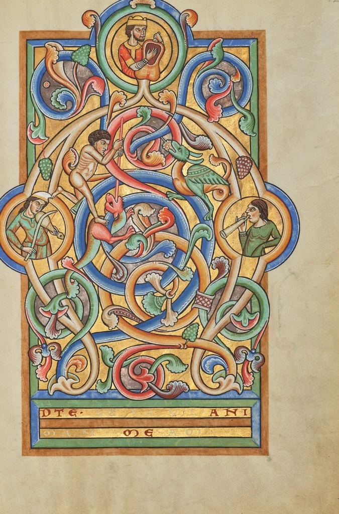 An illustration from Stammheim Missal, leaf 78