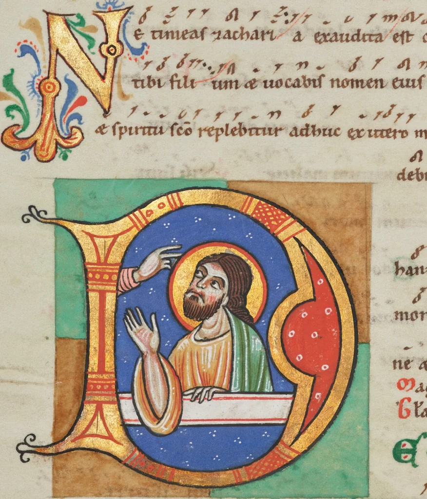 An illustration from Stammheim Missal, leaf 80