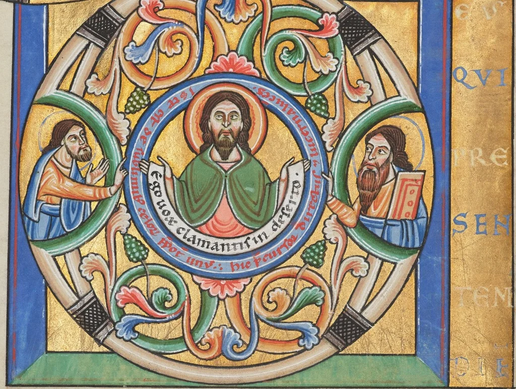 An illustration from Stammheim Missal, leaf 81