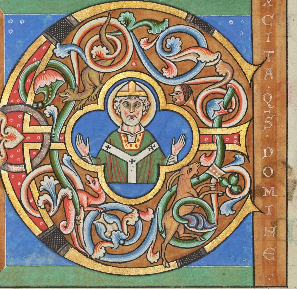 An illustration from Stammheim Missal, leaf 86