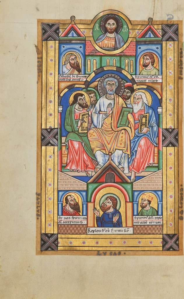 An illustration from Stammheim Missal, leaf 96