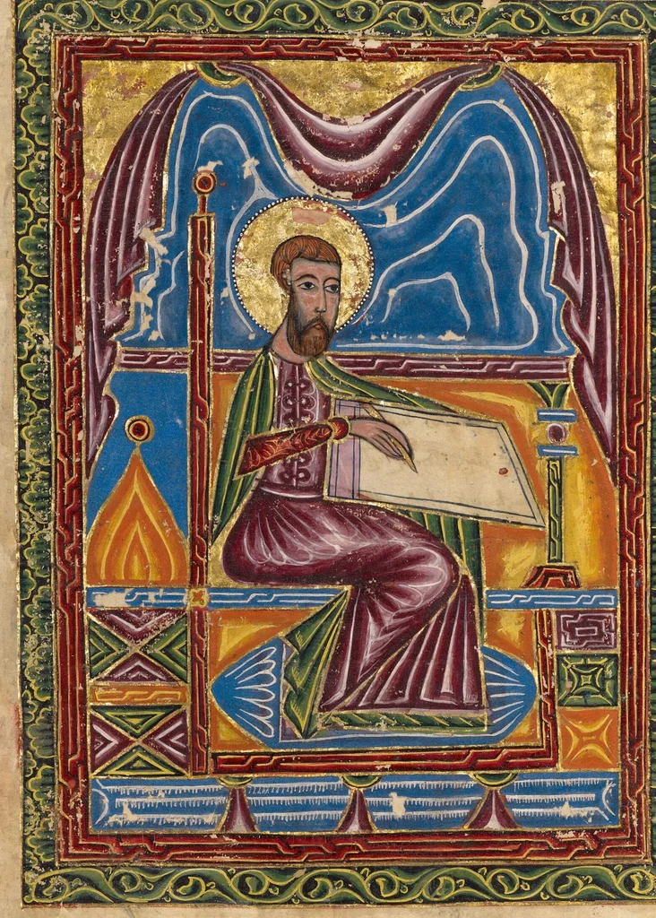 An illustration from Gospel Book, 1615, leaf 17