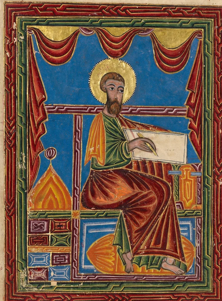 An illustration from Gospel Book, 1615, leaf 18